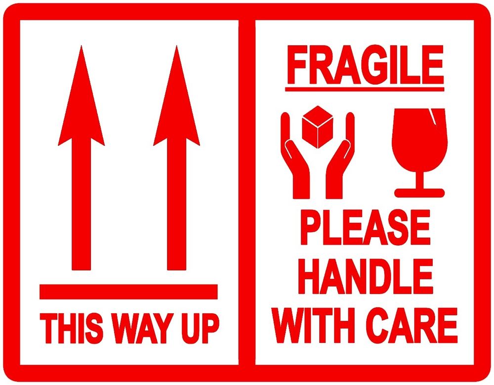 Fragile Sticker Labels